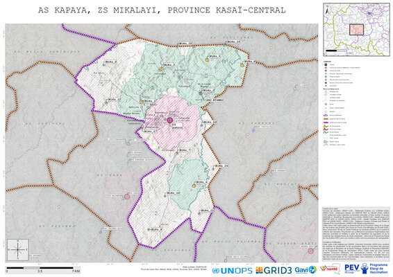 Microplanning: Kapaya, Mikalayi, Kananga, Kasai-Central, COD (2025)