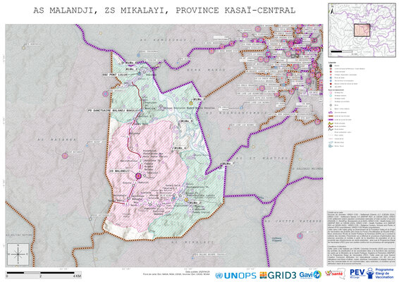 Microplanning: Malandji, Mikalayi, Kananga, Kasai-Central, COD (2025)