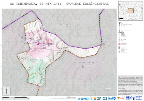 Microplanning: Tshimpanga, Mikalayi, Kananga, Kasai-Central, COD (2025)