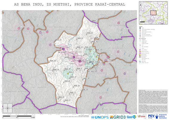 Microplanning: Bena-Indu, Muetshi, Kananga, Kasai-Central, COD (2025)