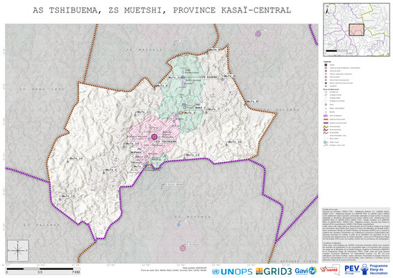 Microplanning: Tshibuema, Muetshi, Kananga, Kasai-Central, COD (2025)