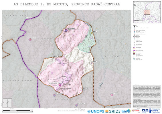 Microplanning: Dilembue-1, Mutoto, Kananga, Kasai-Central, COD (2025)