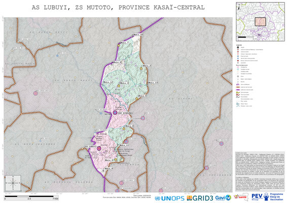 Microplanning: Lubuyi, Mutoto, Kananga, Kasai-Central, COD (2025)