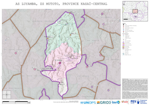 Microplanning: Luyamba, Mutoto, Kananga, Kasai-Central, COD (2025)