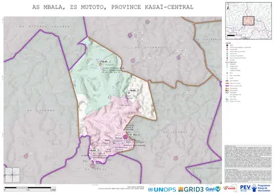 Microplanning: Mbala, Mutoto, Kananga, Kasai-Central, COD (2025)