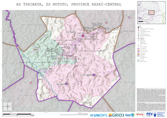 Microplanning: Tshibata, Mutoto, Kananga, Kasai-Central, COD (2025)