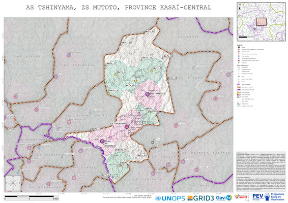 Microplanning: Tshinyama, Mutoto, Kananga, Kasai-Central, COD (2025)