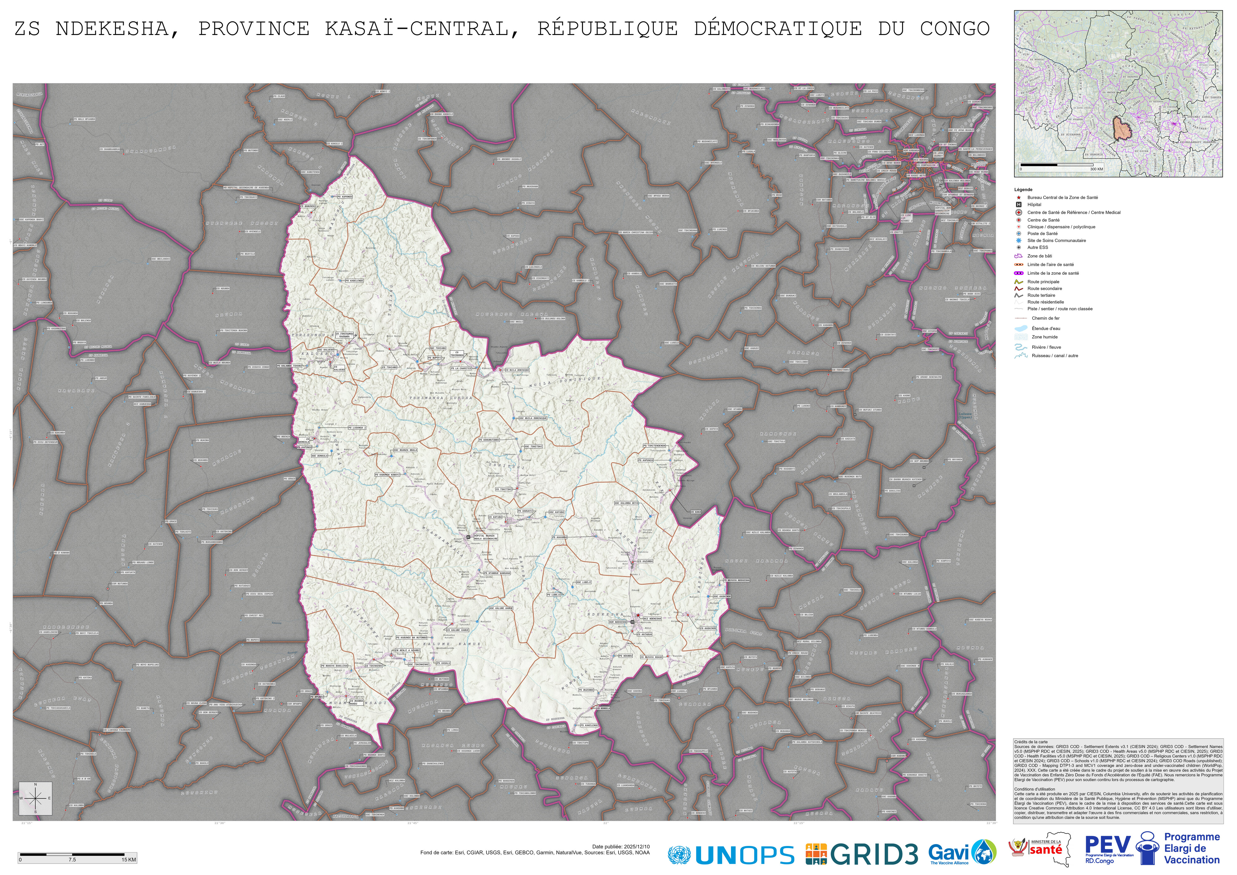Reference: Ndekesha, Kananga, Kasai-Central, COD (2025)