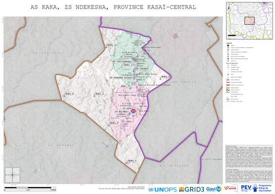 Microplanning: Kaka, Ndekesha, Kananga, Kasai-Central, COD (2025)