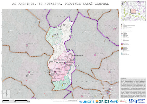 Microplanning: Kashinde, Ndekesha, Kananga, Kasai-Central, COD (2025)
