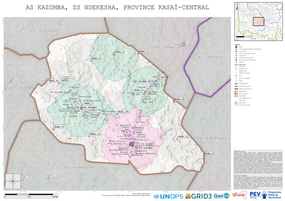 Microplanning: Kazumba, Ndekesha, Kananga, Kasai-Central, COD (2025)