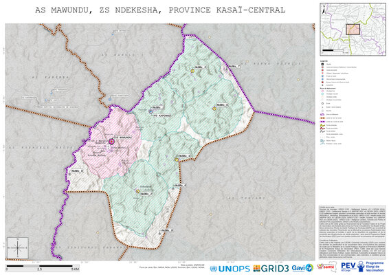 Microplanning: Mawundu, Ndekesha, Kananga, Kasai-Central, COD (2025)