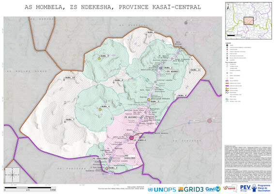 Microplanning: Mombela, Ndekesha, Kananga, Kasai-Central, COD (2025)