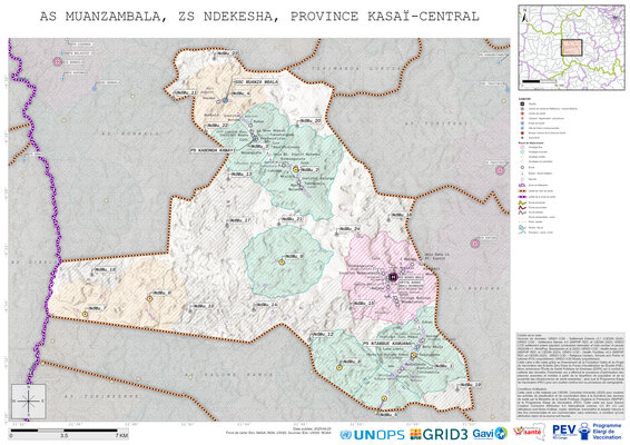 Microplanning: Muanzambala, Ndekesha, Kananga, Kasai-Central, COD (2025)