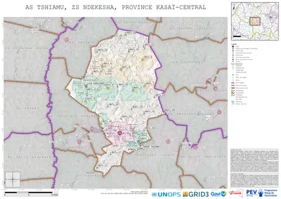 Microplanning: Tshiamu, Ndekesha, Kananga, Kasai-Central, COD (2025)