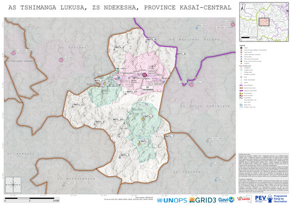 Microplanning: Tshimanga-Lukusa, Ndekesha, Kananga, Kasai-Central, COD (2025)