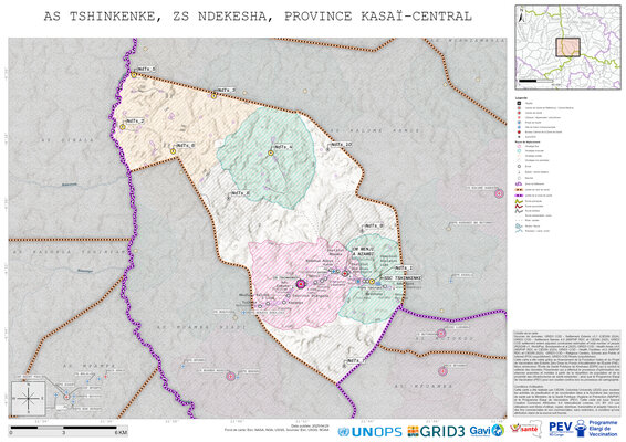 Microplanning: Tshinkenke, Ndekesha, Kananga, Kasai-Central, COD (2025)