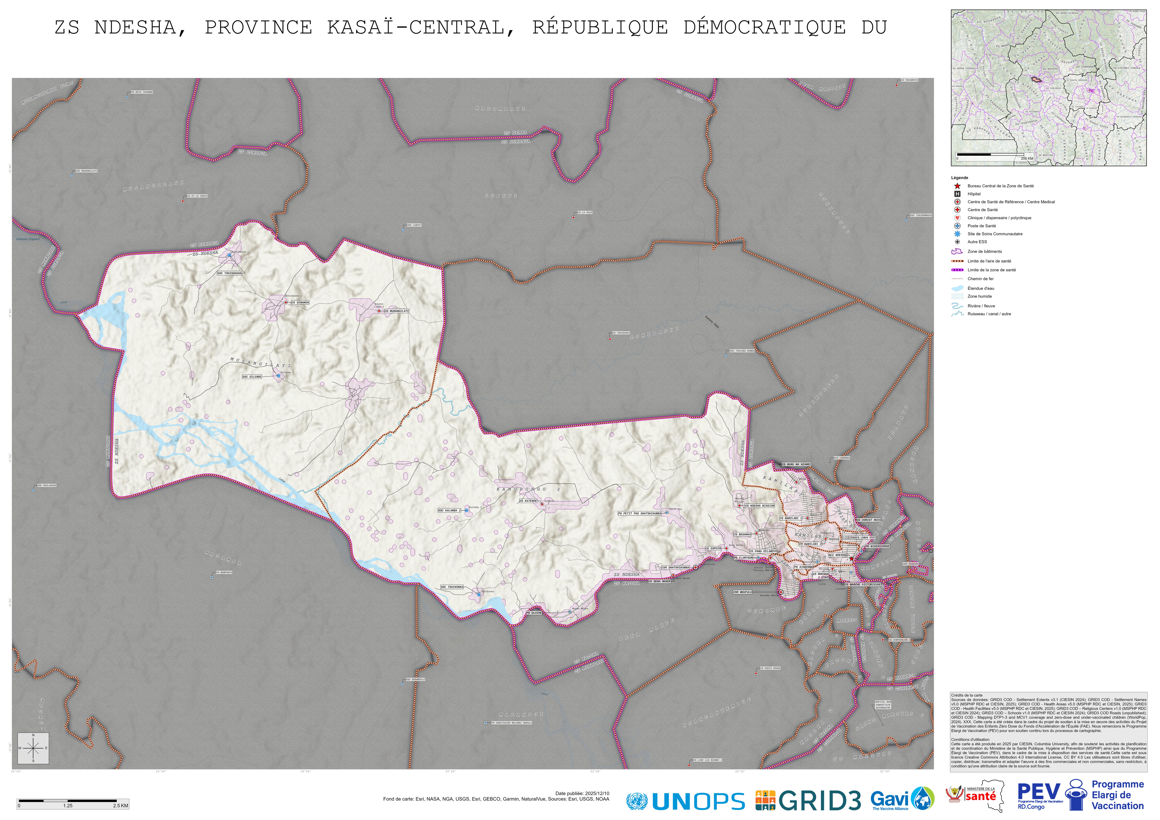 Reference: Ndesha, Kananga, Kasai-Central, COD (2025)
