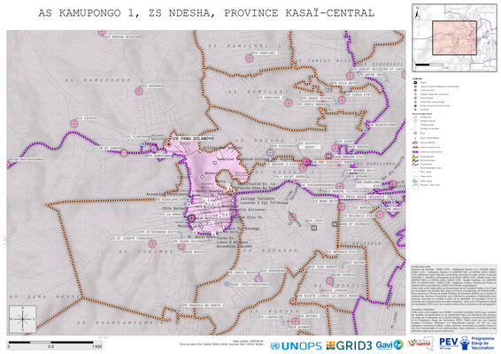 Microplanning: Kamupongo-1, Ndesha, Kananga, Kasai-Central, COD (2025)