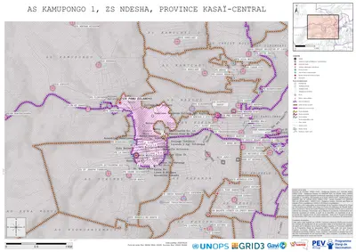 Microplanning: Kamupongo-1, Ndesha, Kananga, Kasai-Central, COD (2025)