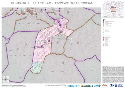 Microplanning: Nkonko-1, Tshikaji, Kananga, Kasai-Central, COD (2025)