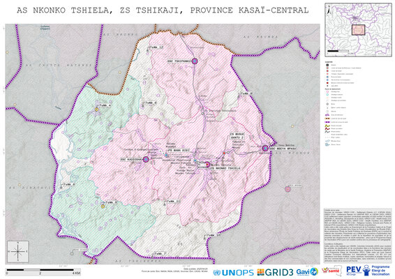 Microplanning: Nkonko-Tshiela, Tshikaji, Kananga, Kasai-Central, COD (2025)