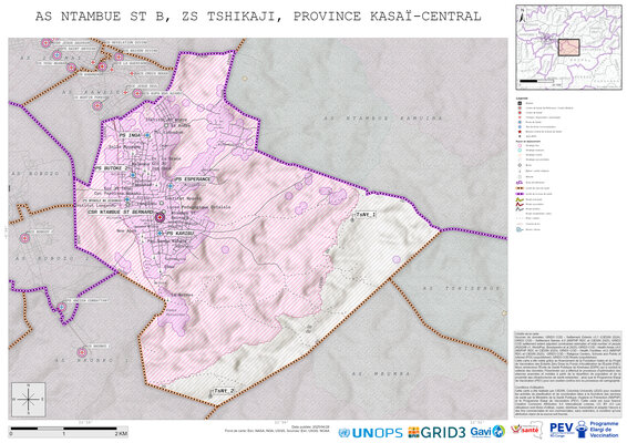 Microplanning: Ntambue-St-B, Tshikaji, Kananga, Kasai-Central, COD (2025)