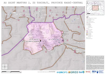 Microplanning: Saint-Martyrs-2, Tshikaji, Kananga, Kasai-Central, COD (2025)