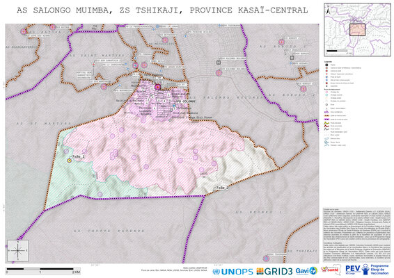 Microplanning: Salongo-Muimba, Tshikaji, Kananga, Kasai-Central, COD (2025)