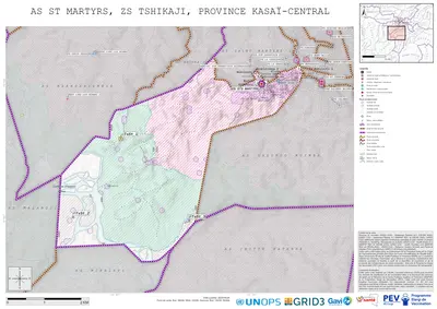 Microplanning: St-Martyrs, Tshikaji, Kananga, Kasai-Central, COD (2025)