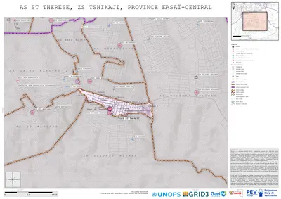 Microplanning: St-Therese, Tshikaji, Kananga, Kasai-Central, COD (2025)