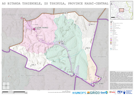 Microplanning: Bitanda-Tshiendele, Tshikula, Kananga, Kasai-Central, COD (2025)