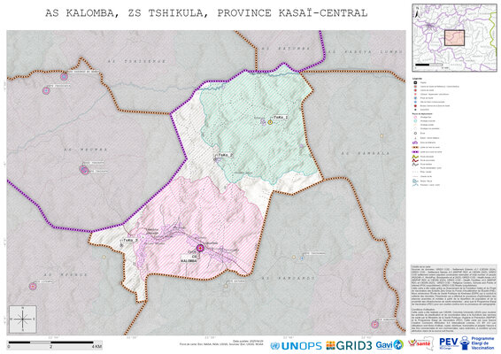 Microplanning: Kalomba, Tshikula, Kananga, Kasai-Central, COD (2025)