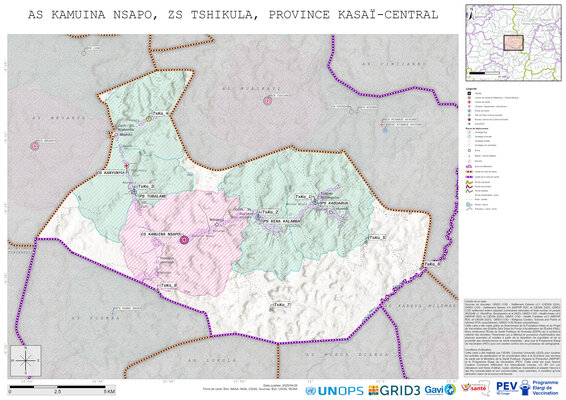 Microplanning: Kamuina-Nsapo, Tshikula, Kananga, Kasai-Central, COD (2025)