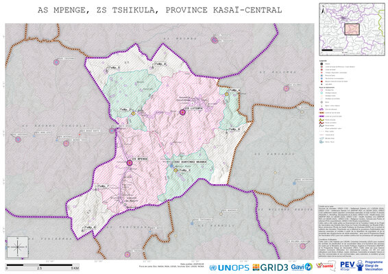 Microplanning: Mpenge, Tshikula, Kananga, Kasai-Central, COD (2025)