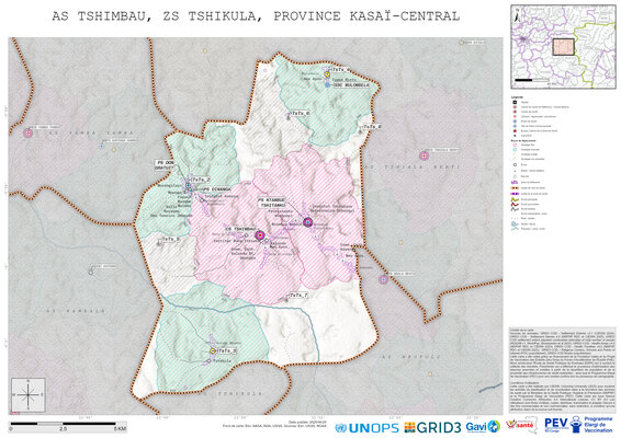 Microplanning: Tshimbau, Tshikula, Kananga, Kasai-Central, COD (2025)