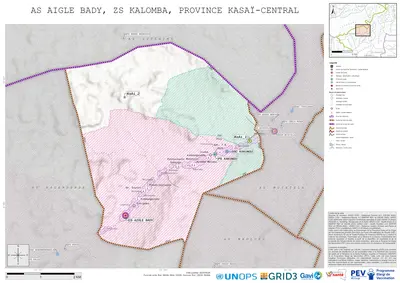 Microplanning: Aigle-Bady, Kalomba, Luiza, Kasai-Central, COD (2025)