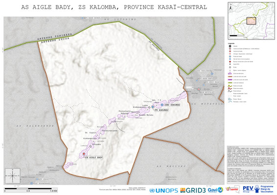 A: Aigle-Bady, Kalomba, Luiza, Kasai-Central, COD (2025)