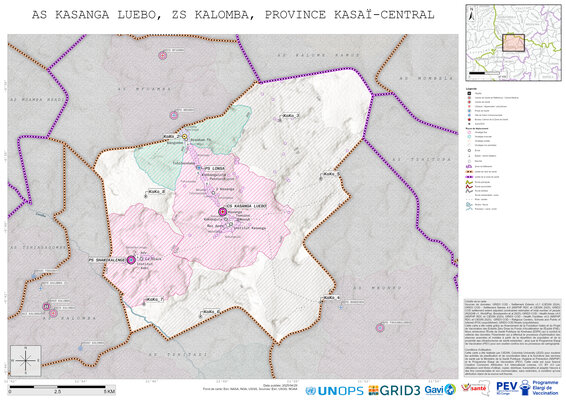 Microplanning: Kasanga-Luebo, Kalomba, Luiza, Kasai-Central, COD (2025)