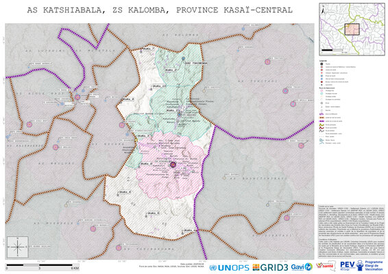 Microplanning: Katshiabala, Kalomba, Luiza, Kasai-Central, COD (2025)