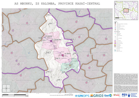 Microplanning: Mbunku, Kalomba, Luiza, Kasai-Central, COD (2025)
