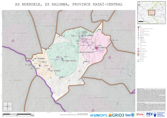 Microplanning: Muendele, Kalomba, Luiza, Kasai-Central, COD (2025)