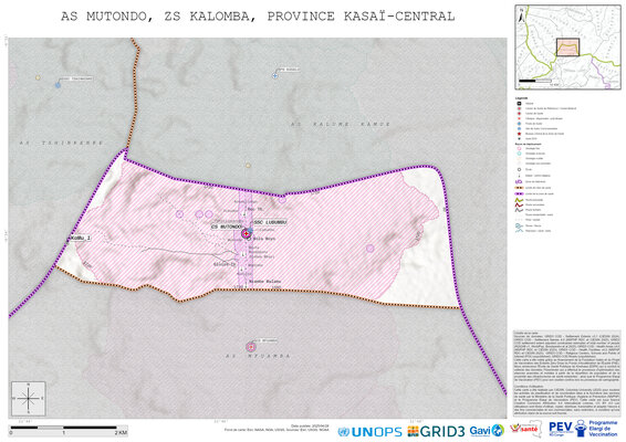 Microplanning: Mutondo, Kalomba, Luiza, Kasai-Central, COD (2025)