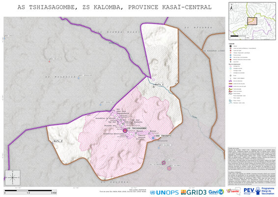 Microplanning: Tshiasagombe, Kalomba, Luiza, Kasai-Central, COD (2025)