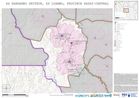 Microplanning: Kangambo-Secteur, Luambo, Luiza, Kasai-Central, COD (2025)