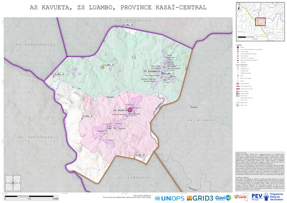 Microplanning: Kavueta, Luambo, Luiza, Kasai-Central, COD (2025)