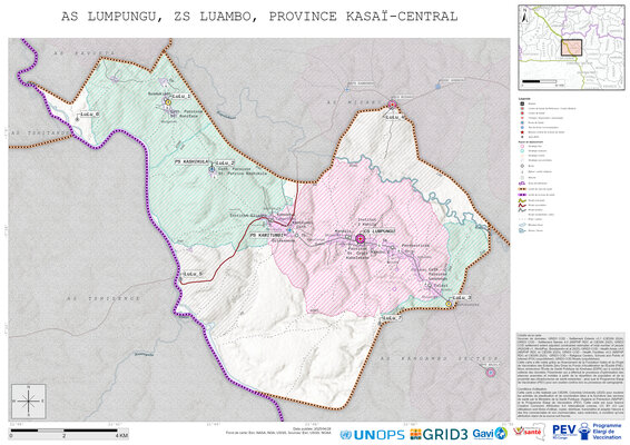 Microplanning: Lumpungu, Luambo, Luiza, Kasai-Central, COD (2025)