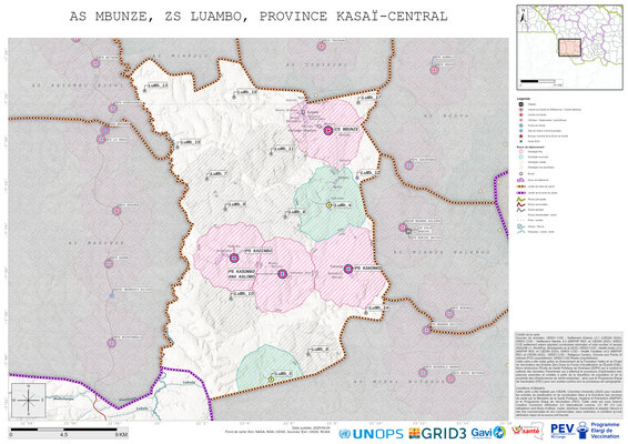 Microplanning: Mbunze, Luambo, Luiza, Kasai-Central, COD (2025)