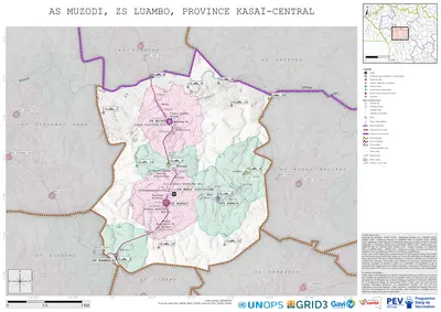 Microplanning: Muzodi, Luambo, Luiza, Kasai-Central, COD (2025)