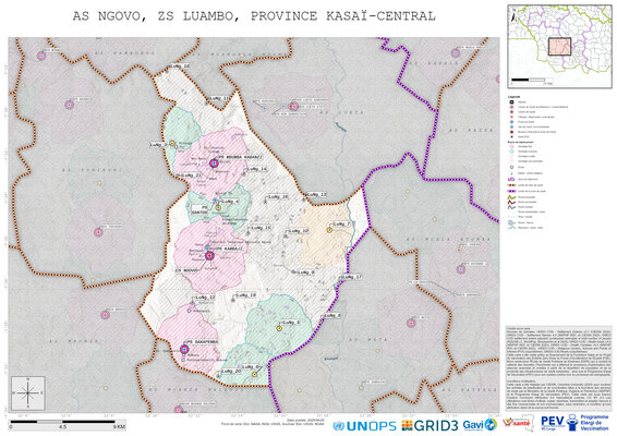 Microplanning: Ngovo, Luambo, Luiza, Kasai-Central, COD (2025)